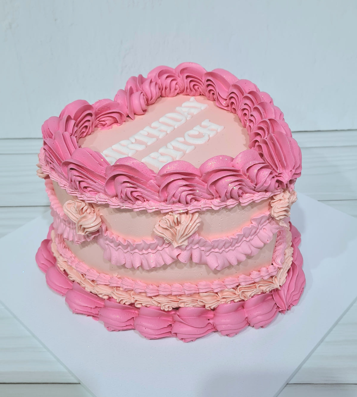 Vintage Love Heart Cakes