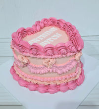 Vintage Love Heart Cakes