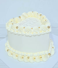 Vintage Love Heart Cakes