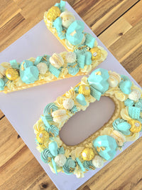 Two Numbers/Letters Cake