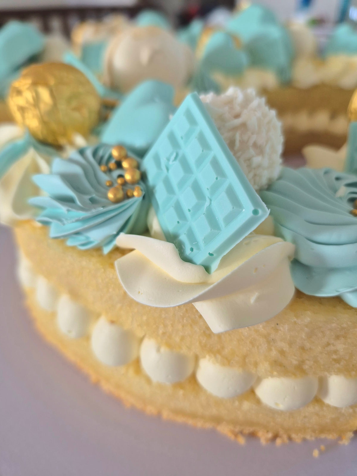 Two Numbers/Letters Cake