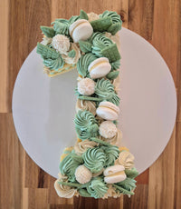 Two Numbers/Letters Cake